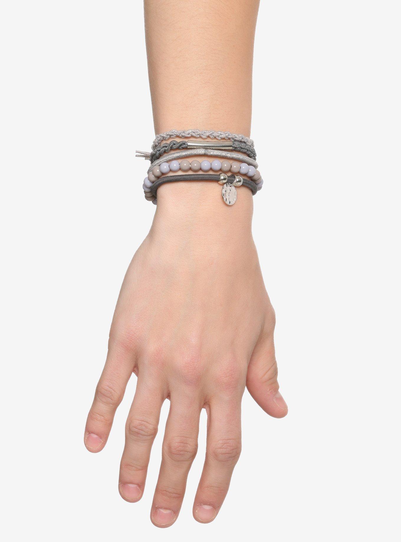 Silver Hair Elastic Set, , alternate