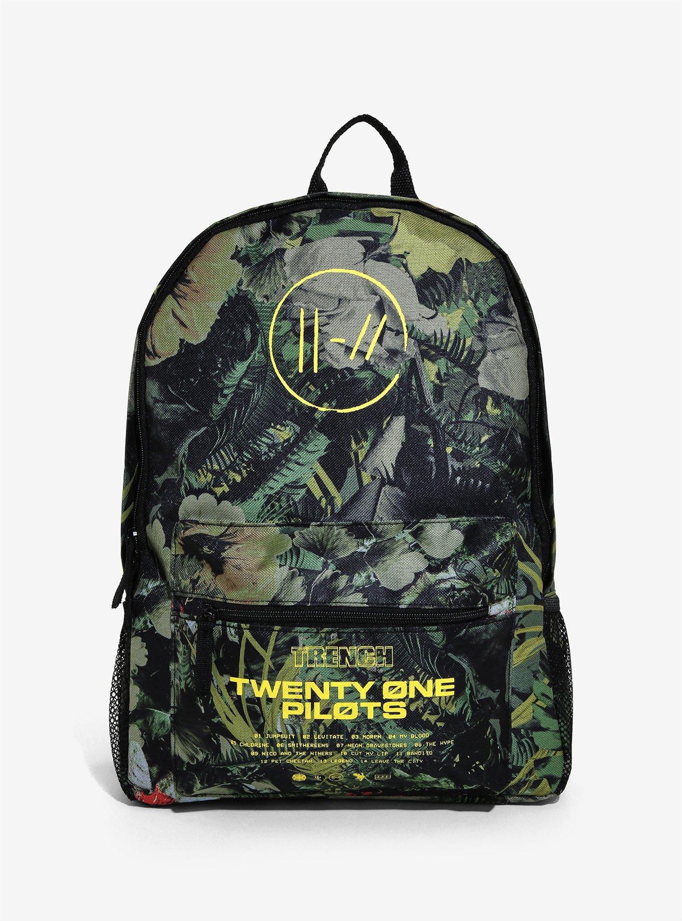Twenty One Pilots Trench Floral Camo Backpack, , alternate