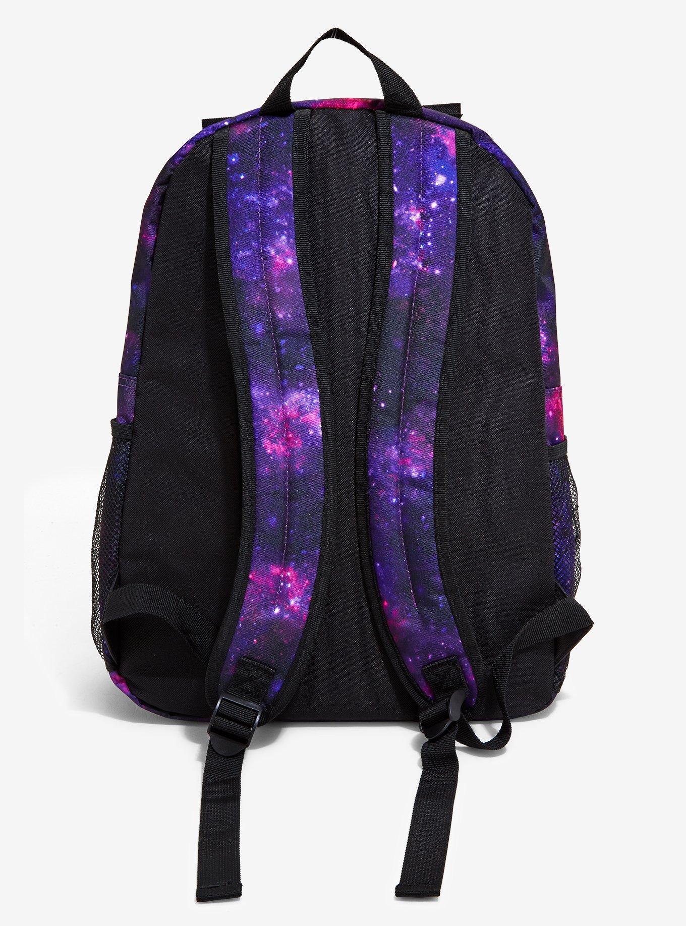 Purple & Pink Galaxy Backpack, , alternate