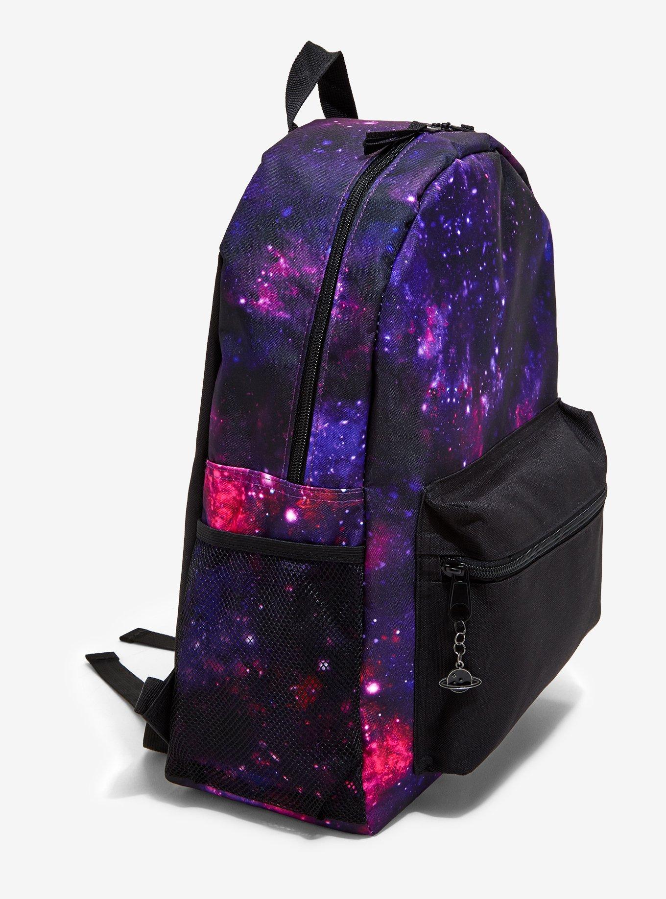Purple & Pink Galaxy Backpack, , alternate