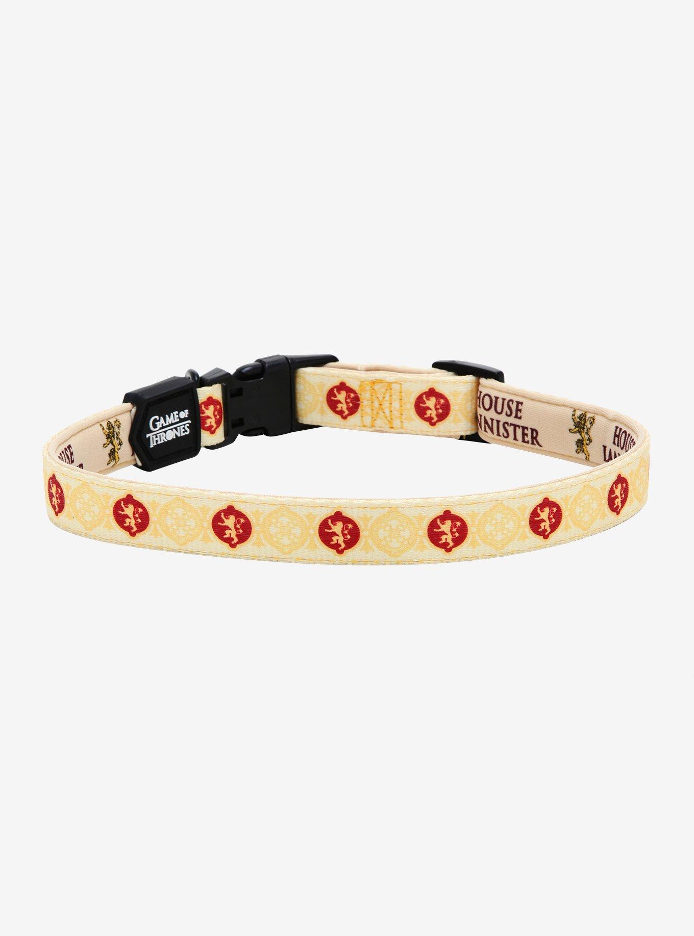 Game of Thrones Lannister Collar and Leash Set, , alternate