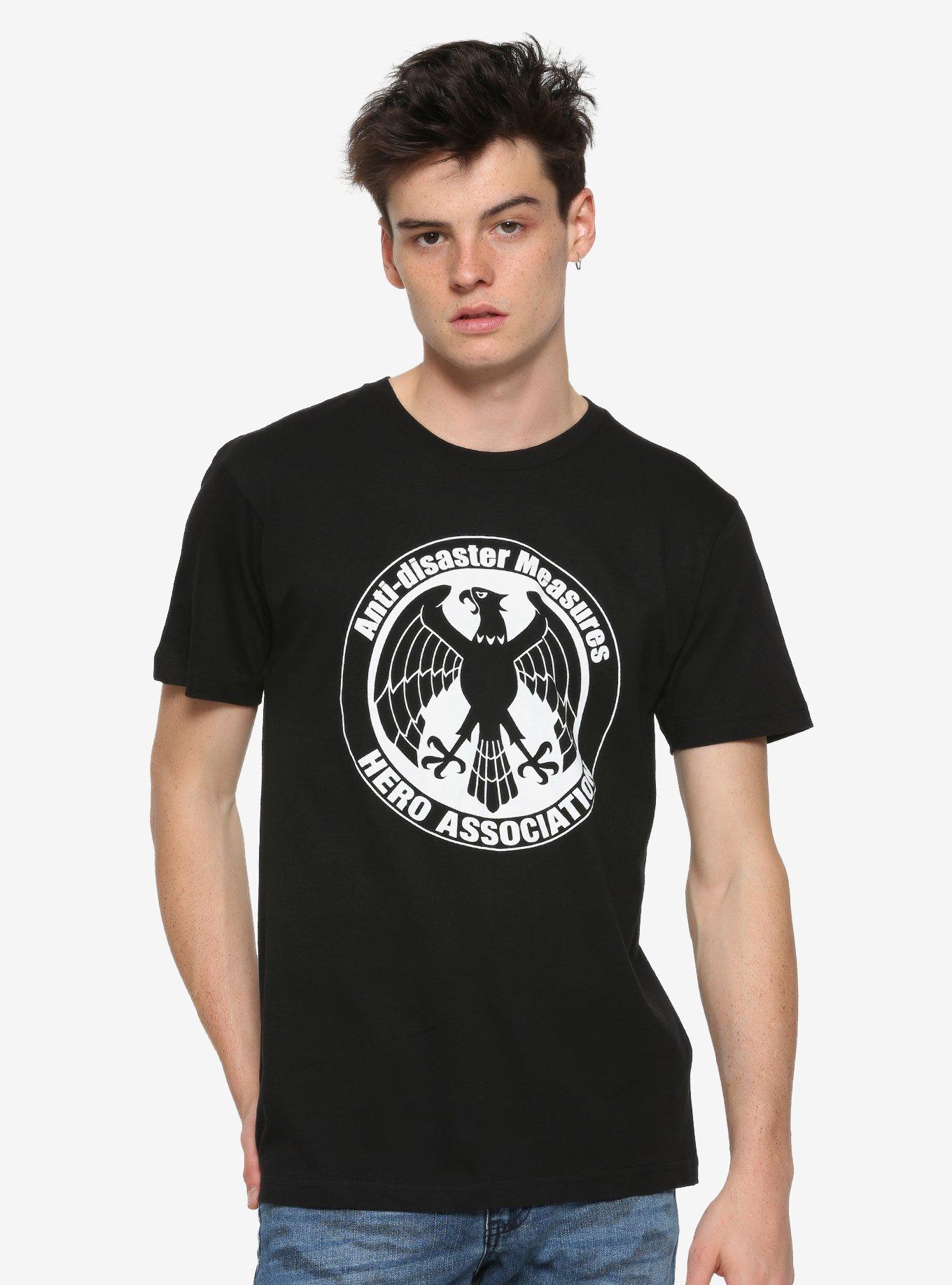 One Punch Man Hero Association T-Shirt, WHITE, alternate
