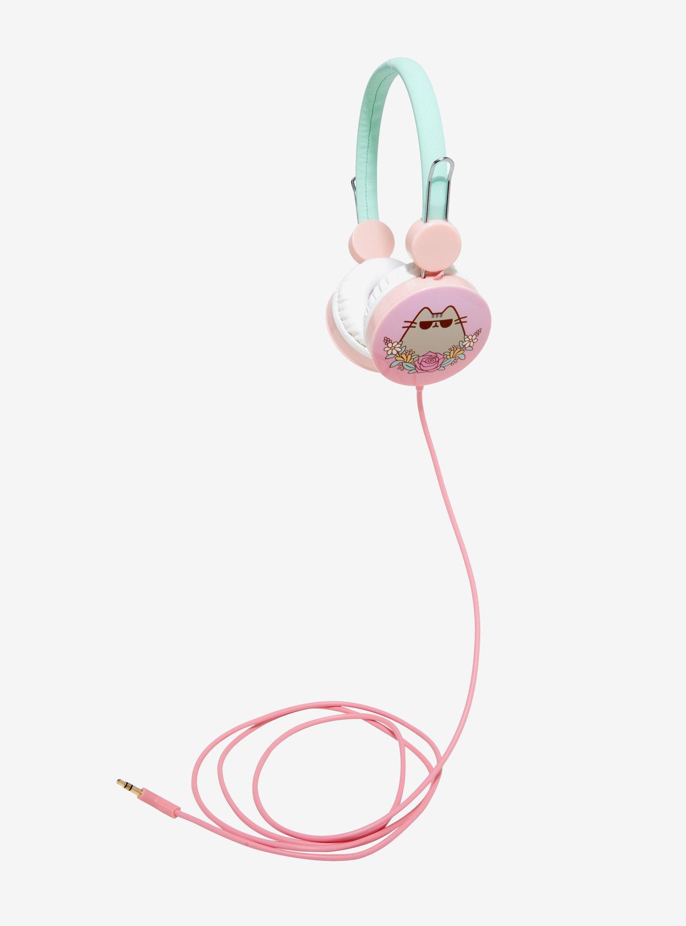 Pusheen Flower Headphones, , alternate