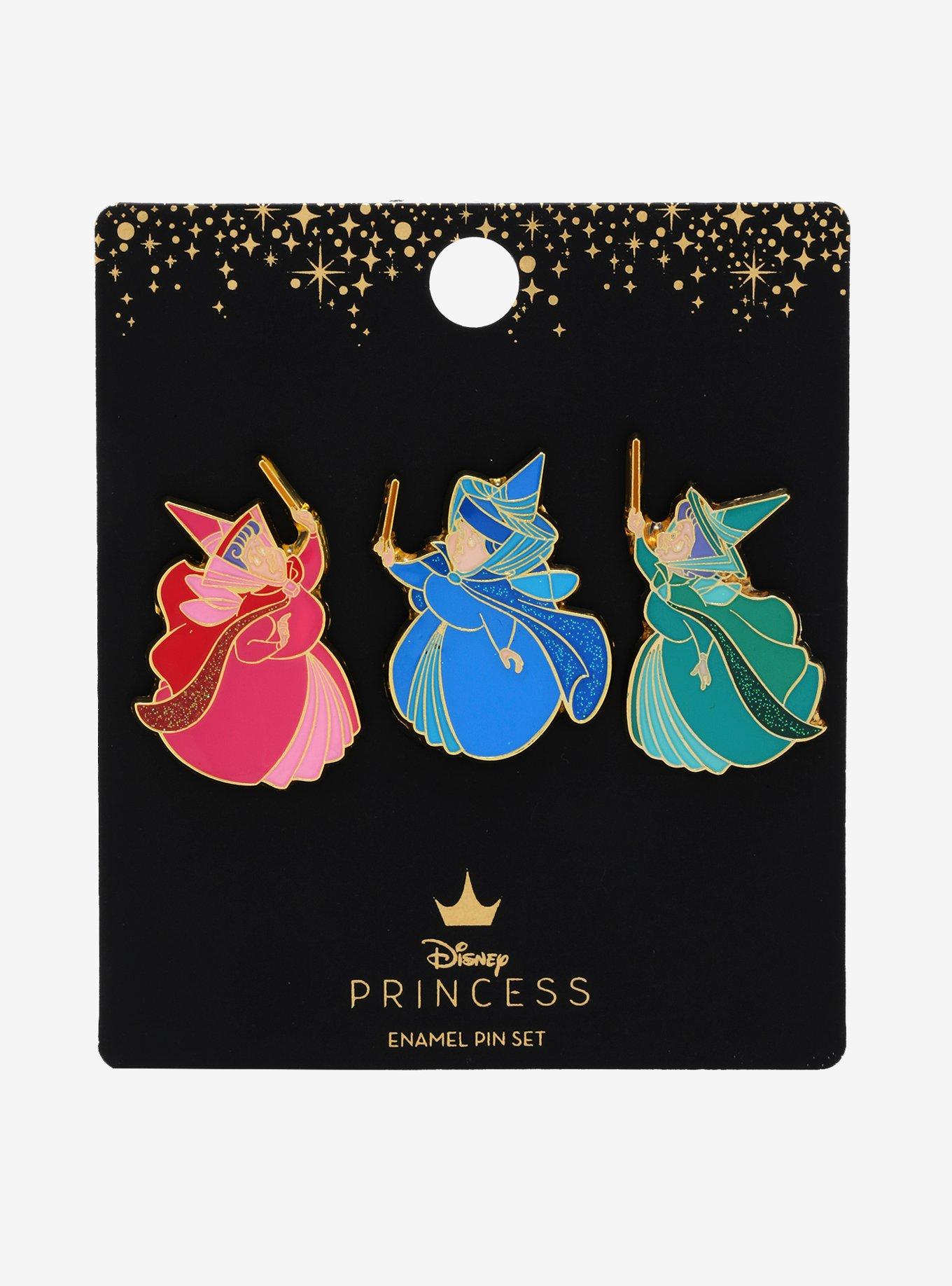 Loungefly Disney Sleeping Beauty Fairy Godmothers Enamel Pin Set - BoxLunch Exclusive, , alternate