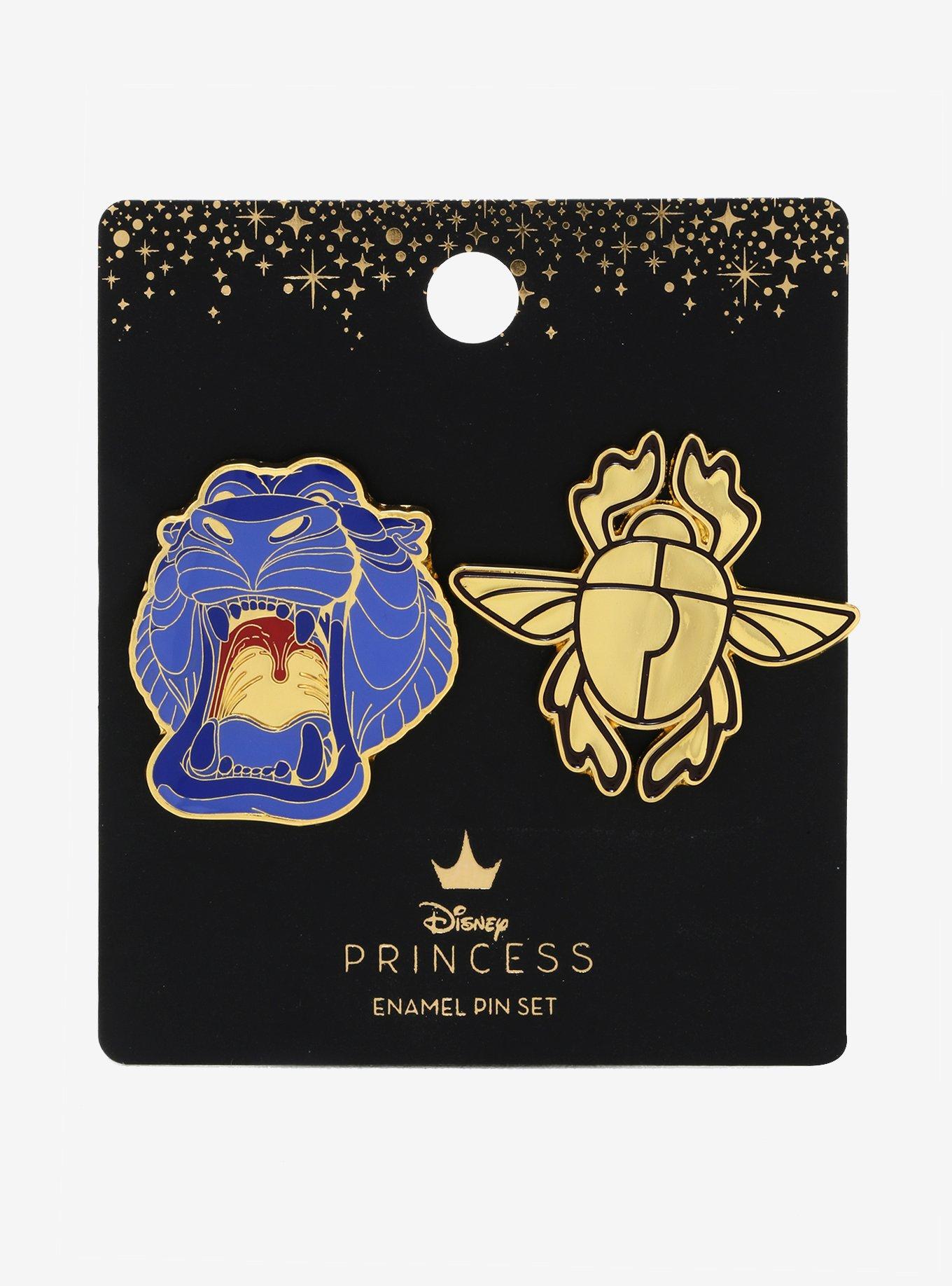 Loungefly Disney Aladdin Cave of Wonders Scarab Enamel Pin Set - BoxLunch Exclusive, , alternate