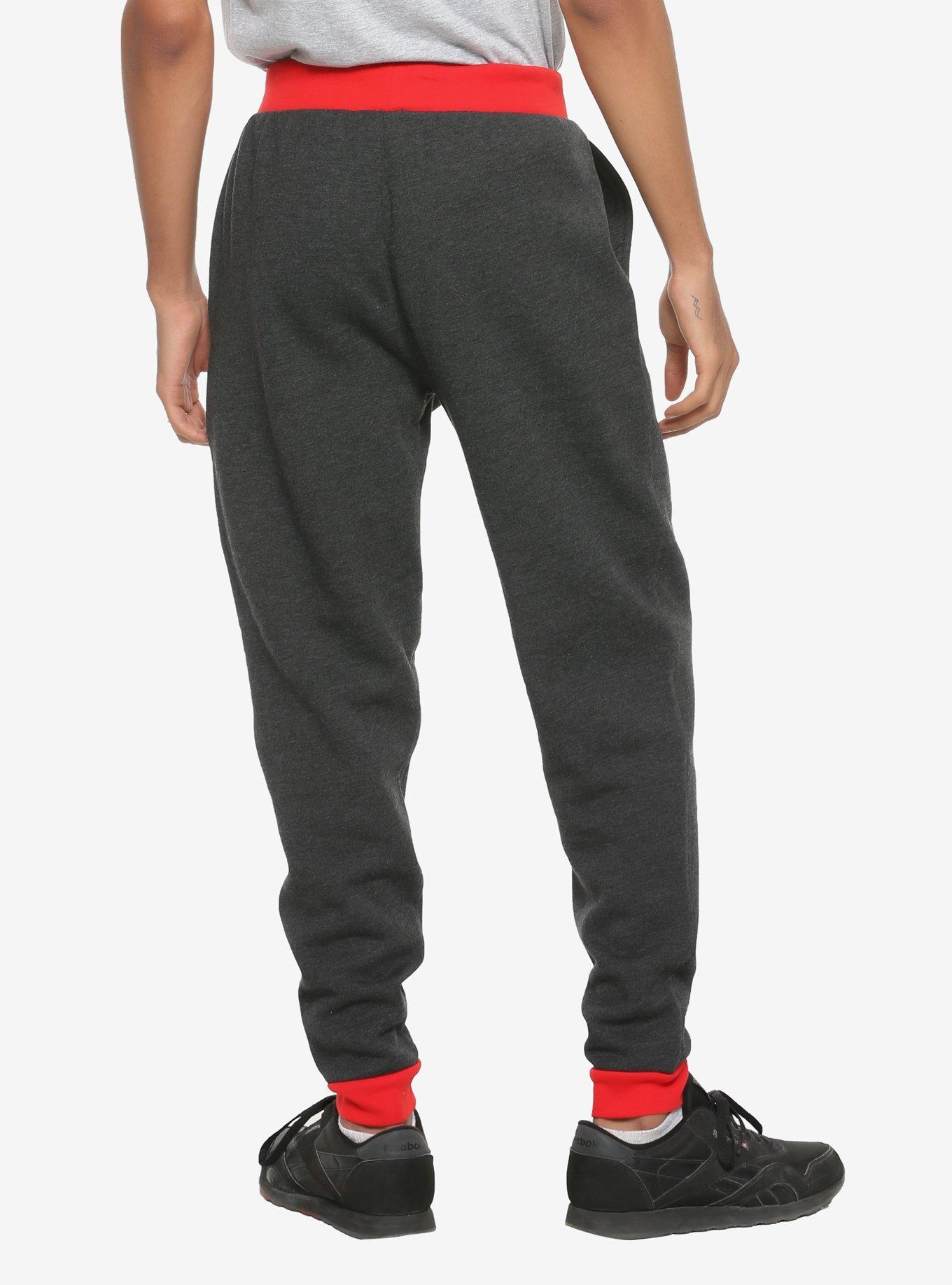 Stranger Things Logo Sweatpants, GREY, alternate