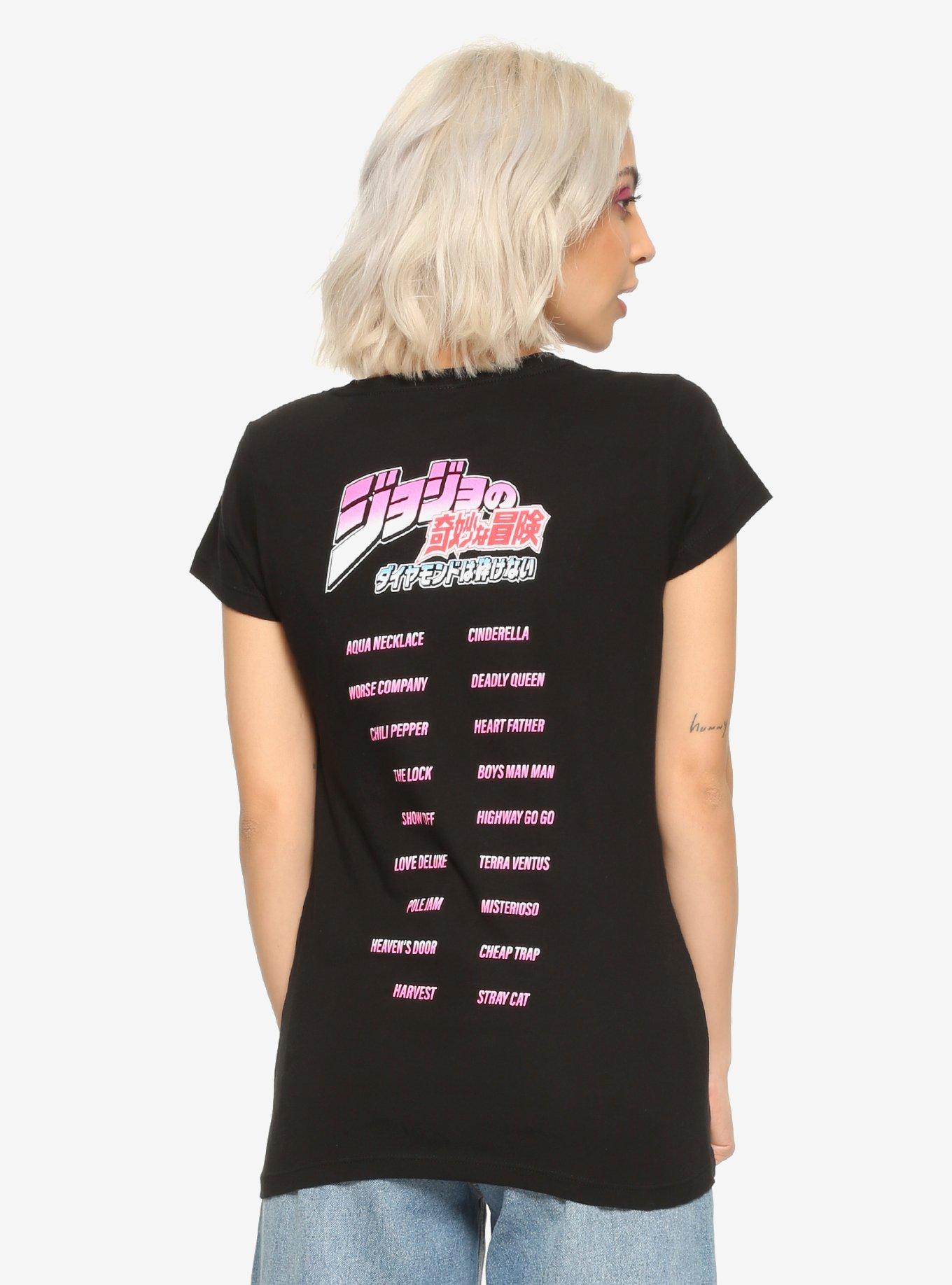 JoJo's Bizarre Adventure: Diamond Is Unbreakable Group Girls T-Shirt, MULTI, alternate