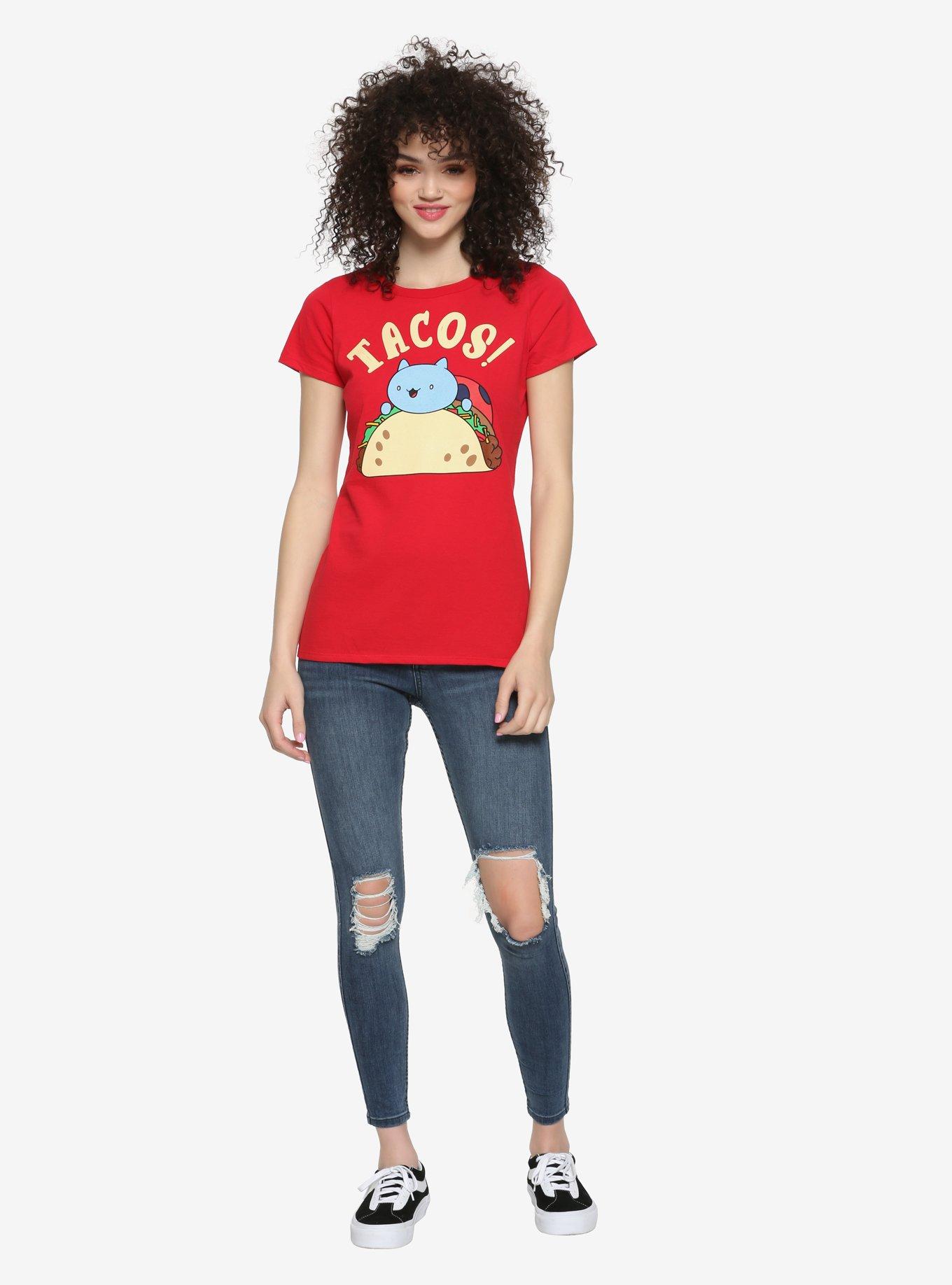Bravest Warriors Catbug Tacos Girls T-Shirt, , alternate