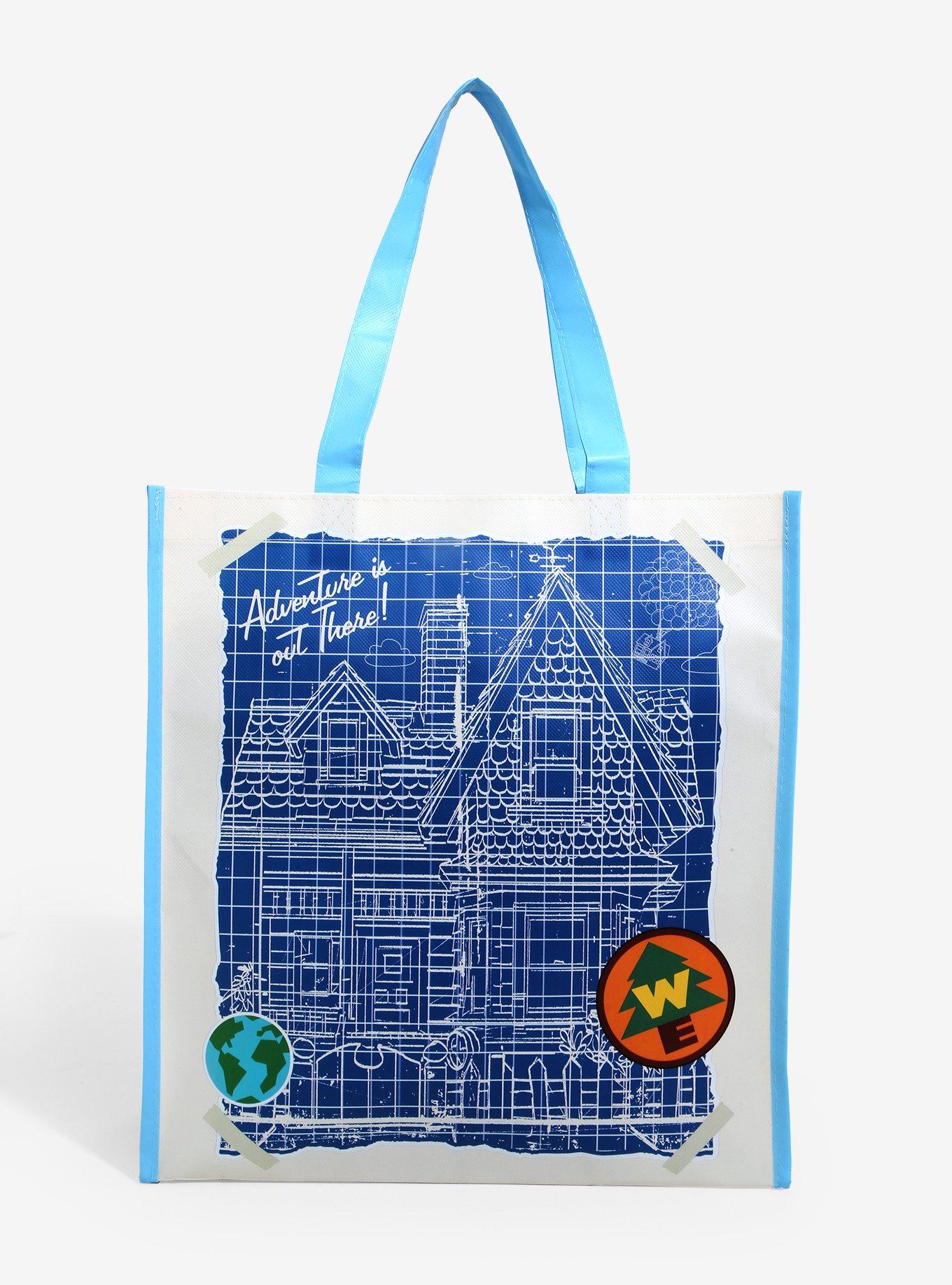 Loungefly Disney Pixar Up Blueprint Reusable Tote - BoxLunch Exclusive, , alternate