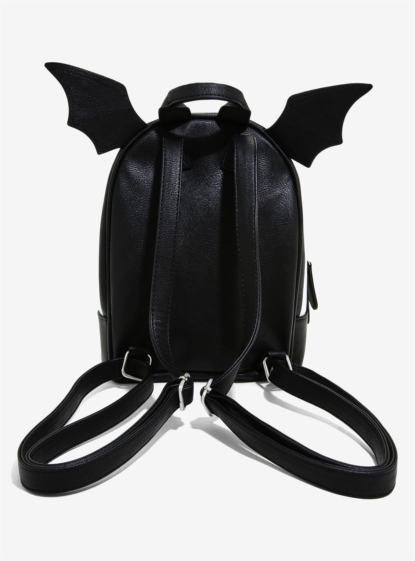 Beetlejuice Striped Mini Backpack - BoxLunch Exclusive, , alternate