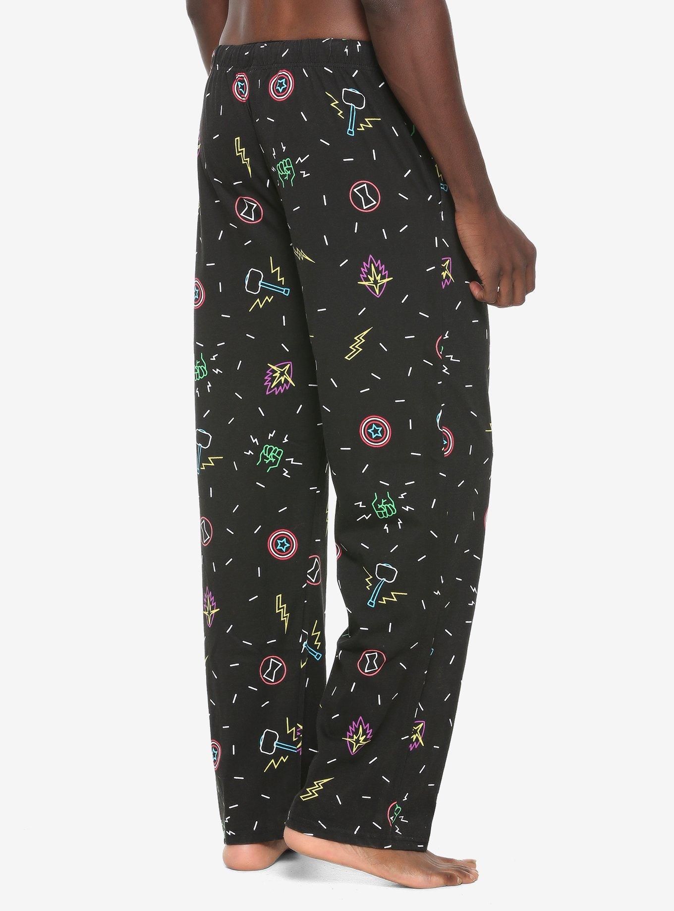 Marvel Avengers Neon Sleep Pants - BoxLunch Exclusive, MULTI, alternate