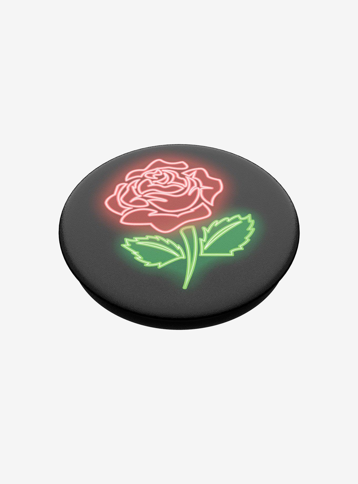 PopSockets Neon Rose Phone Grip & Stand, , alternate