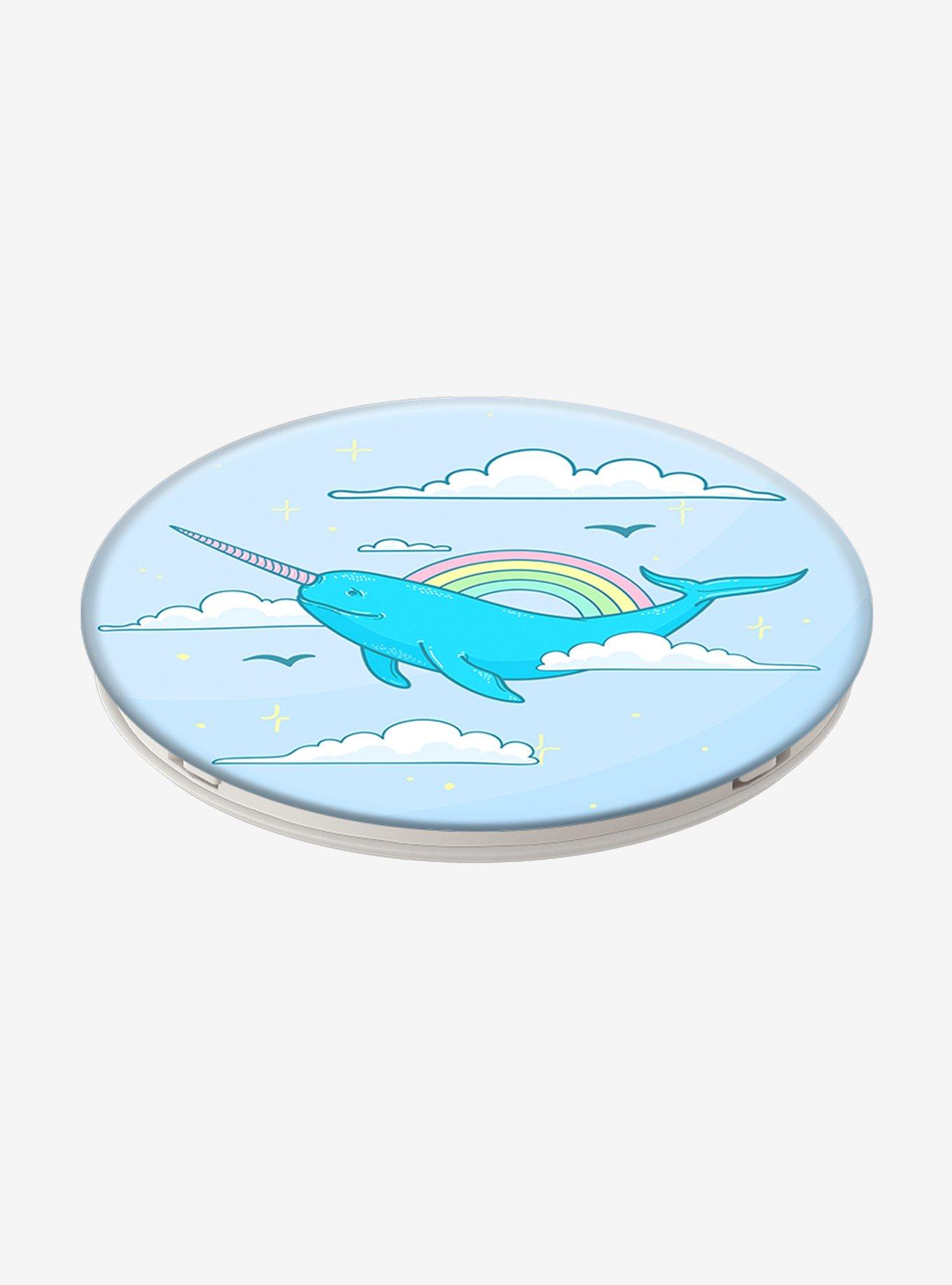 PopSockets Narwhal Rainbow Phone Grip & Stand, , alternate
