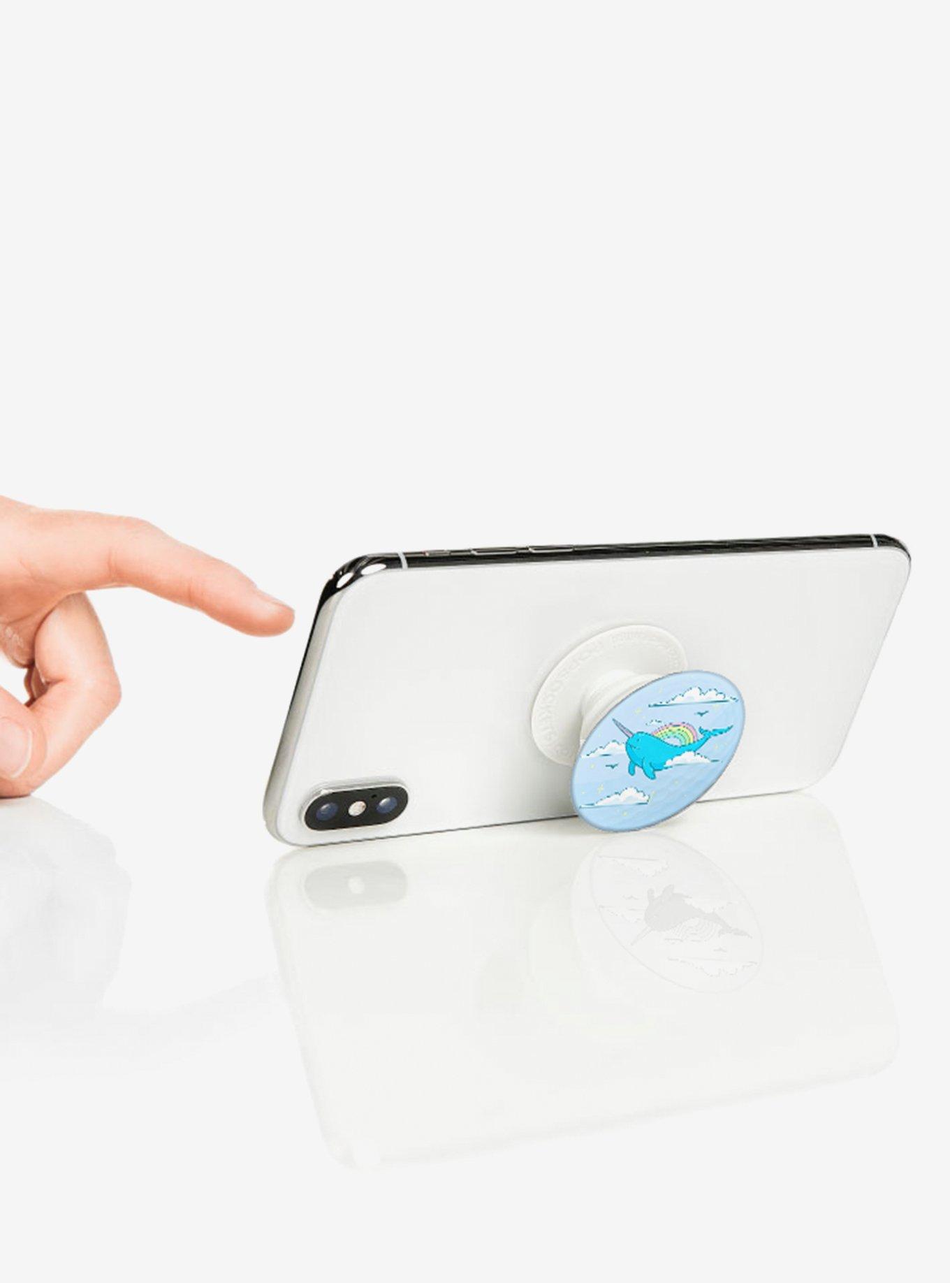 PopSockets Narwhal Rainbow Phone Grip & Stand, , alternate