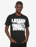 WWE The Rock Layeth The Smacketh Down T-Shirt, MULTI, alternate