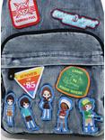 Loungefly Stranger Things Patch Denim Backpack - BoxLunch Exclusive, , alternate