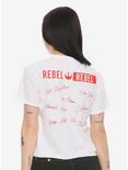 Star Wars Rebel Roll Call Girls Crop T-Shirt, RED, alternate