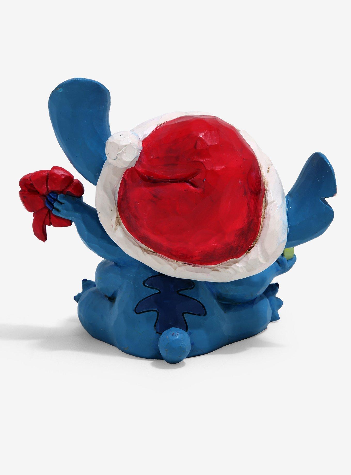 Disney Lilo & Stitch Santa Stitch Wrapping Present Figurine, , alternate