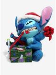 Disney Lilo & Stitch Santa Stitch Wrapping Present Figurine, , alternate