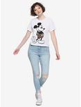 Disney Mickey Mouse Rose Shorts Girls T-Shirt, BLACK, alternate