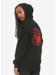 Game Of Thrones Mother Of Dragons Girls Hoodie, RED, alternate