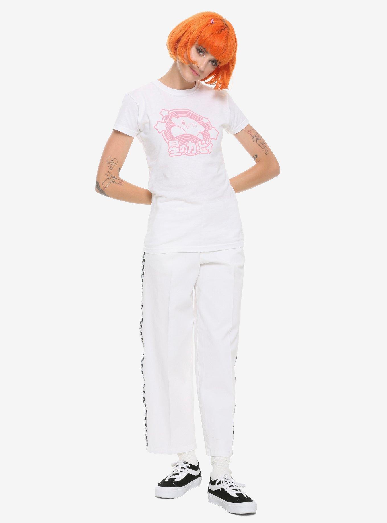 Kirby Waves Girls T-Shirt, PINK, alternate