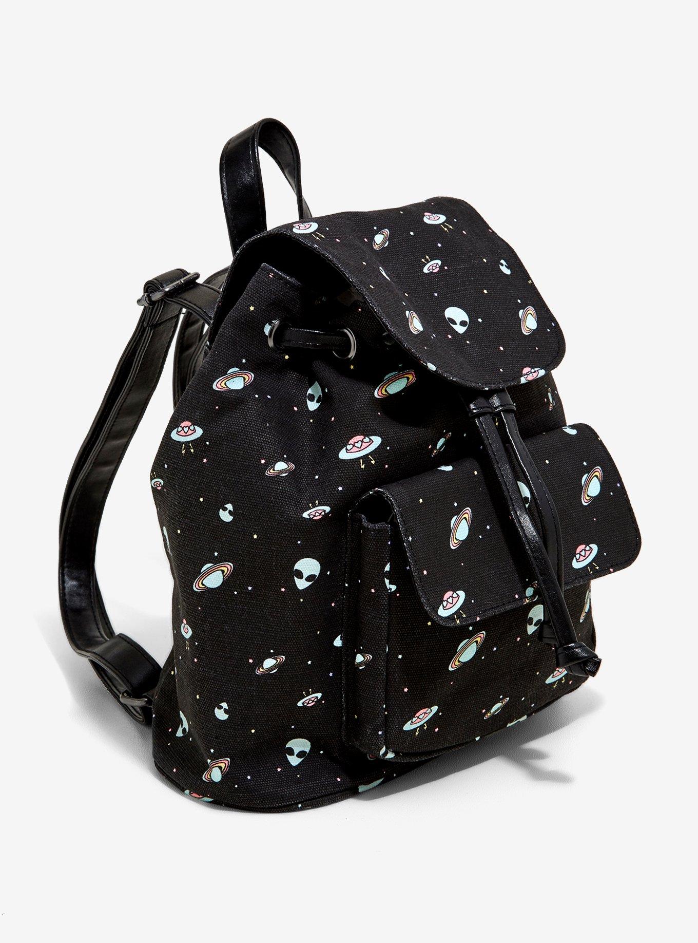 Alien Canvas Mini Slouch Backpack, , alternate