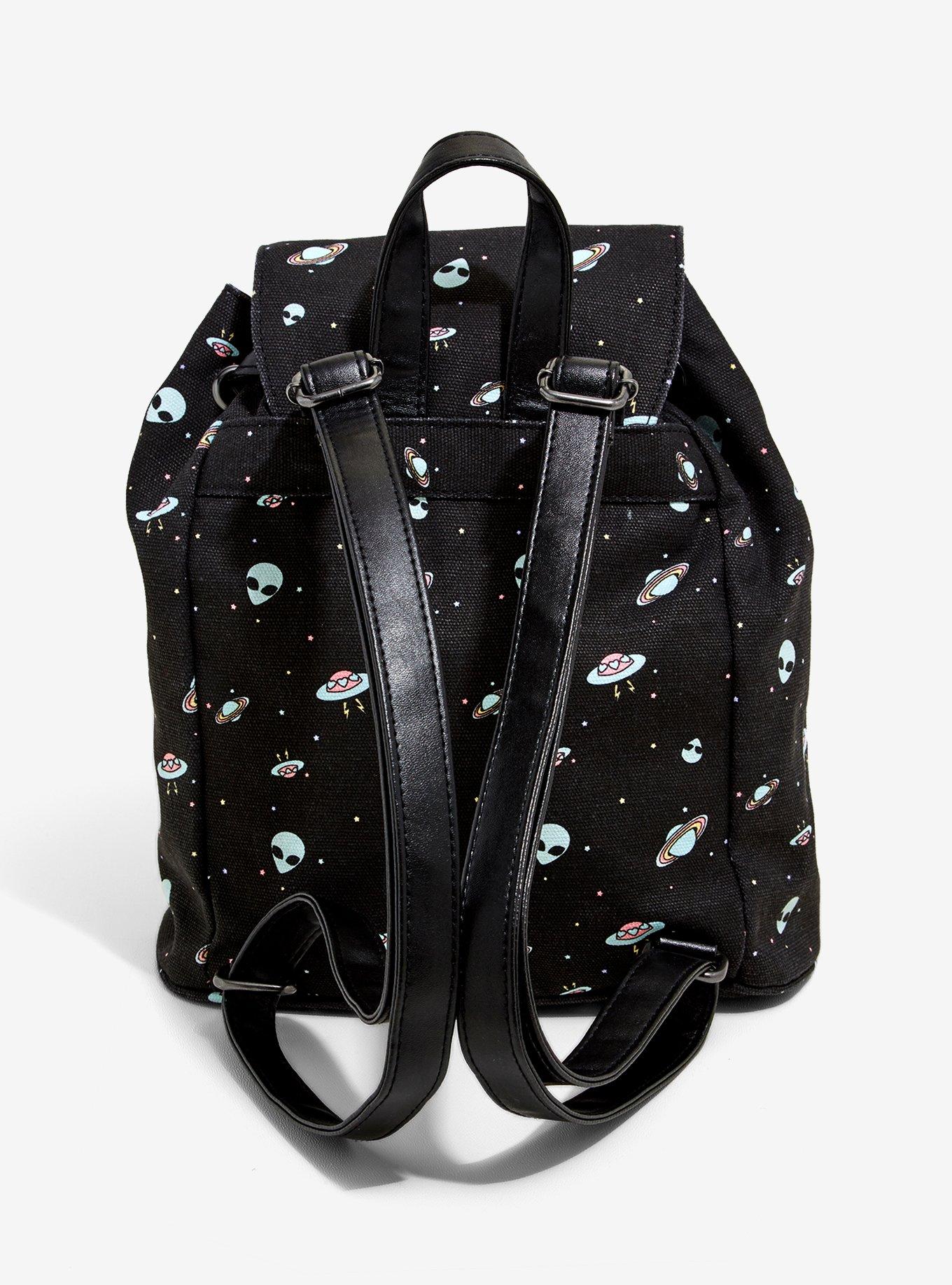 Alien Canvas Mini Slouch Backpack, , alternate