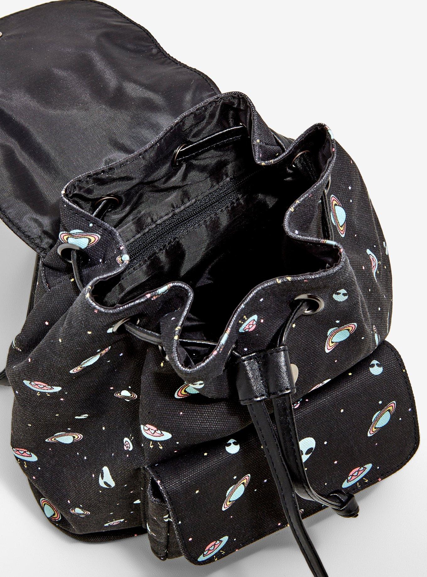 Alien Canvas Mini Slouch Backpack, , alternate