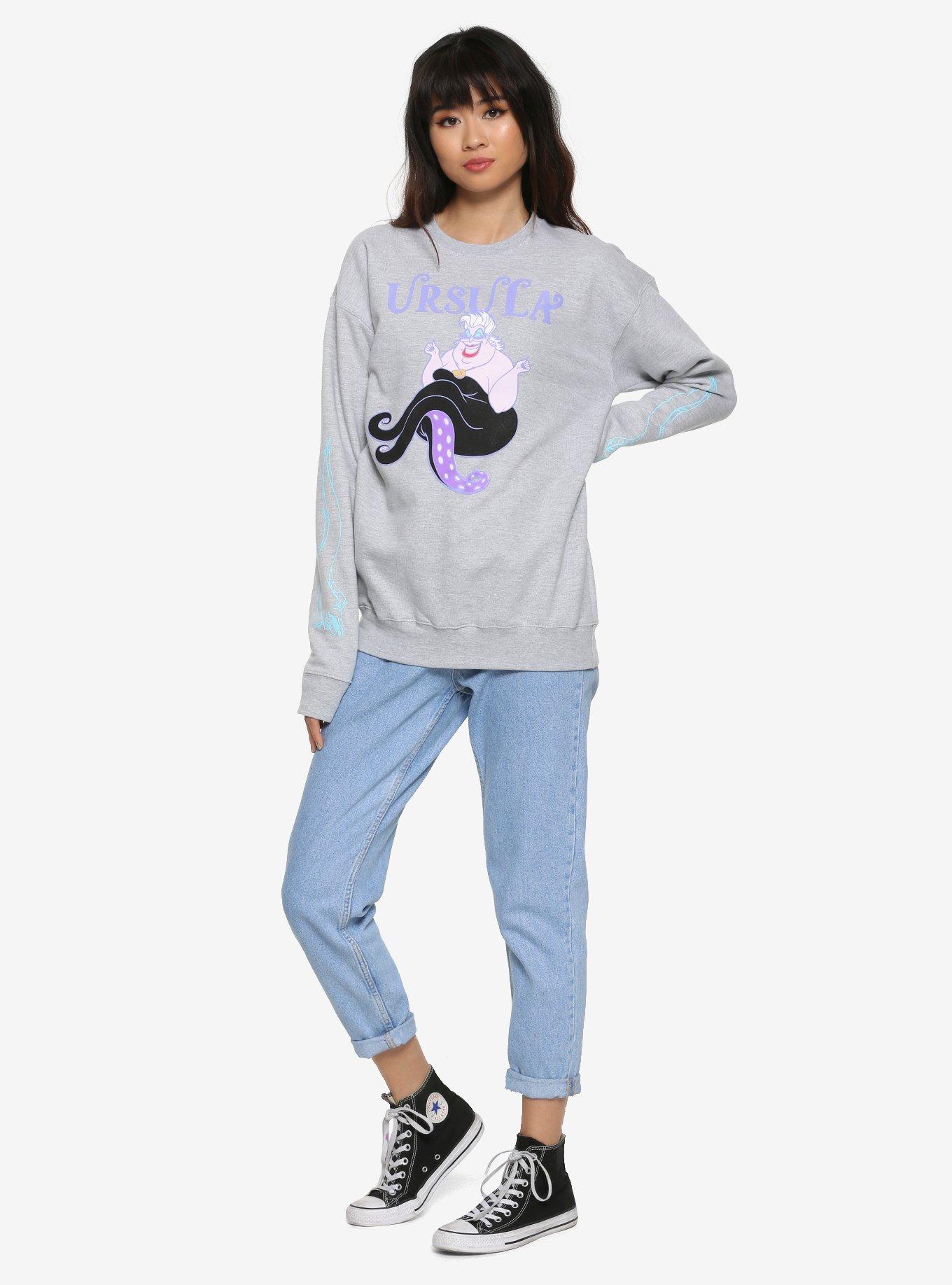 Disney The Little Mermaid Ursula & Eels Girls Sweatshirt, MULTI, alternate