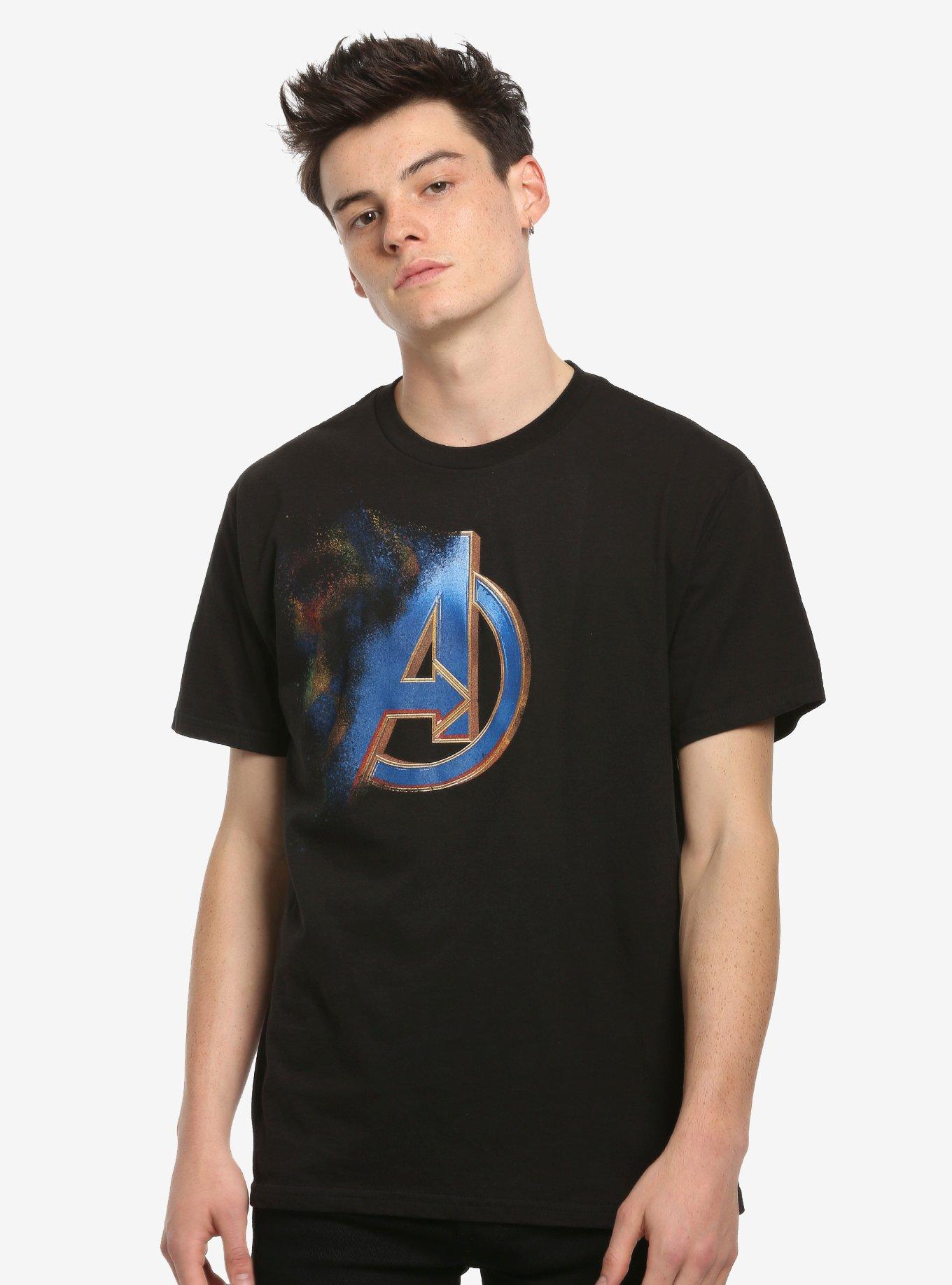 Marvel Avengers: Endgame Dust Logo T-Shirt Hot Topic Exclusive, MULTI, alternate