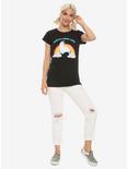 Alpaca-Llama-Corn Girls T-Shirt, BLACK, alternate
