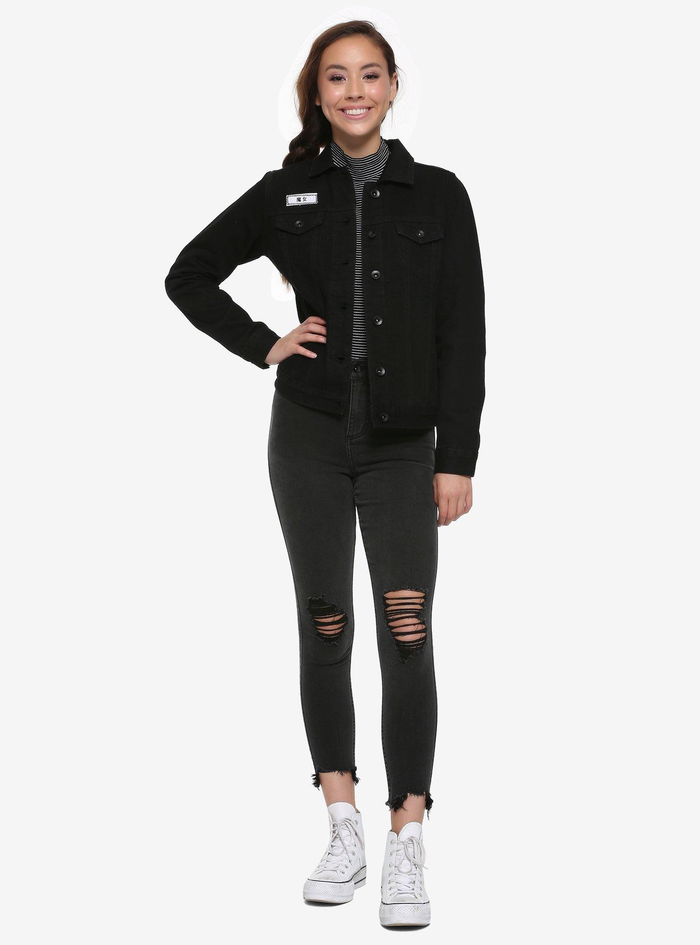 Her Universe Studio Ghibli Kiki's Delivery Service Best Witch Black Denim Jacket, , alternate