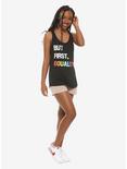 But First Equality Girls Tank Top, BLACK, alternate