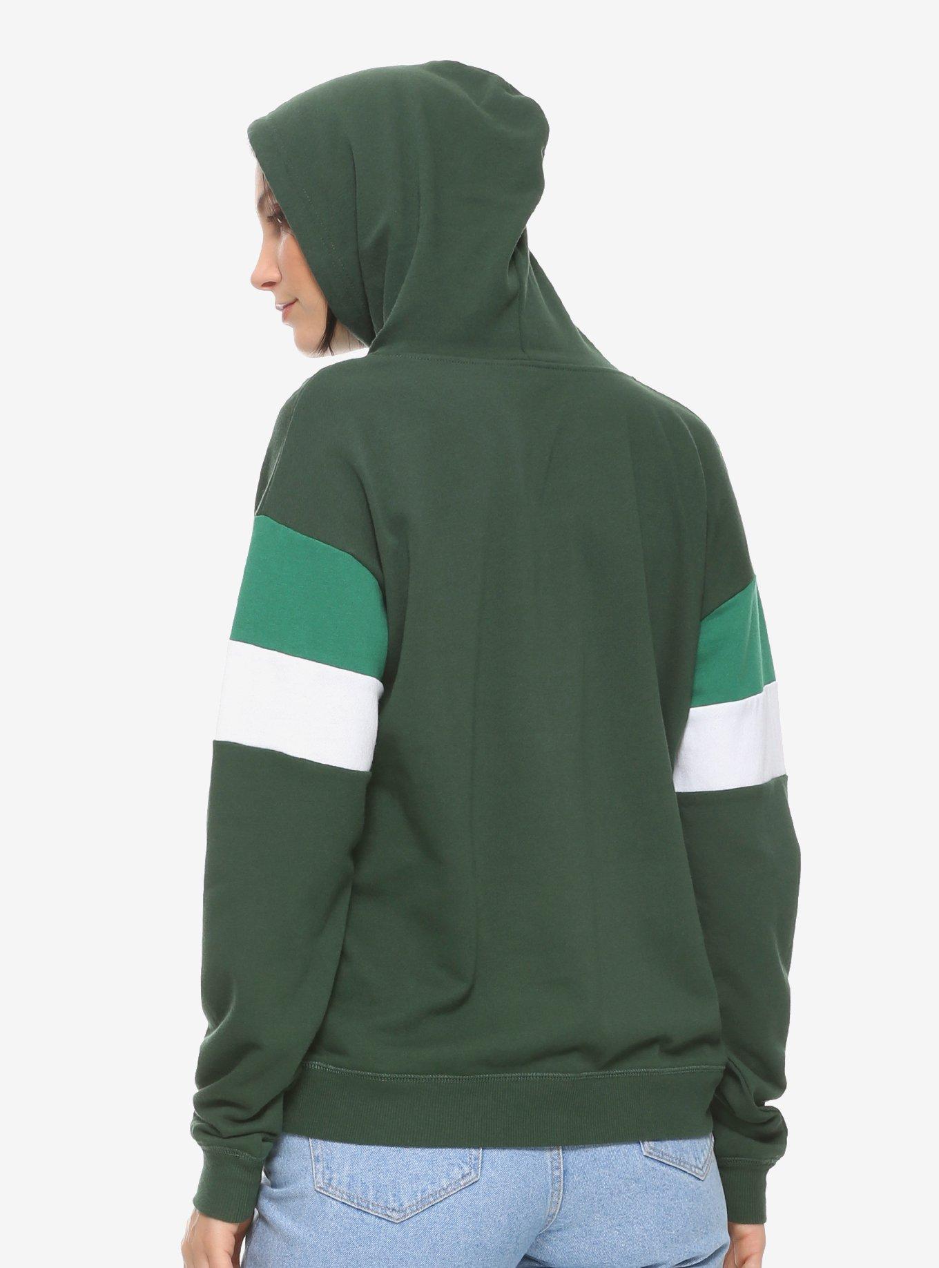 Harry Potter Slytherin Collegiate Women's Hoodie - BoxLunch Exclusive, , alternate