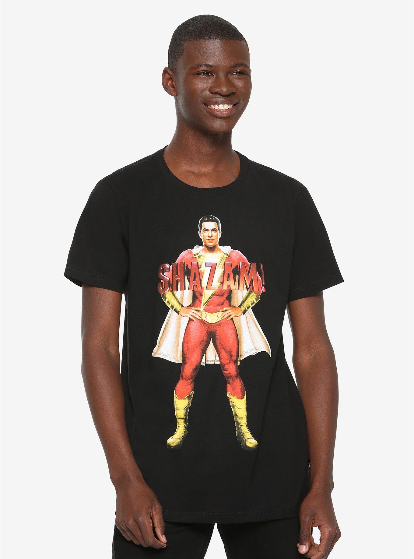 DC Comics Shazam! Poster T-Shirt, MULTI, alternate