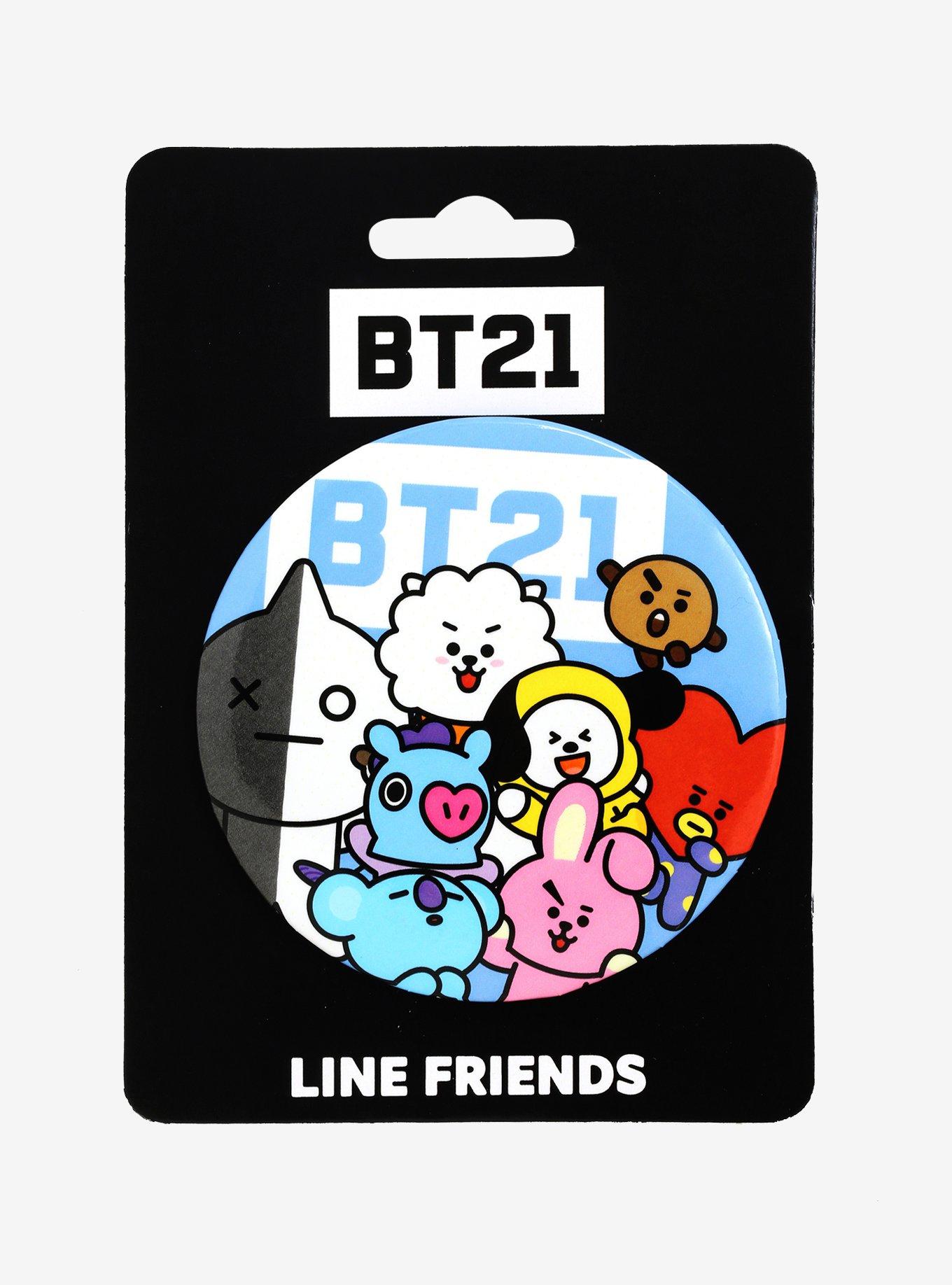 BT21 Group Blue Button, , alternate