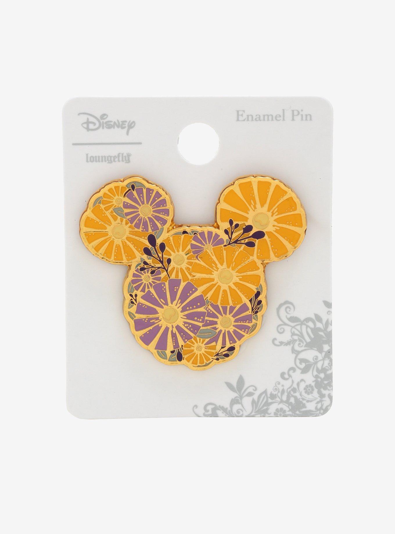 Loungefly Disney Fruit Mickey Mouse Flower Enamel Pin - BoxLunch Exclusive, , alternate