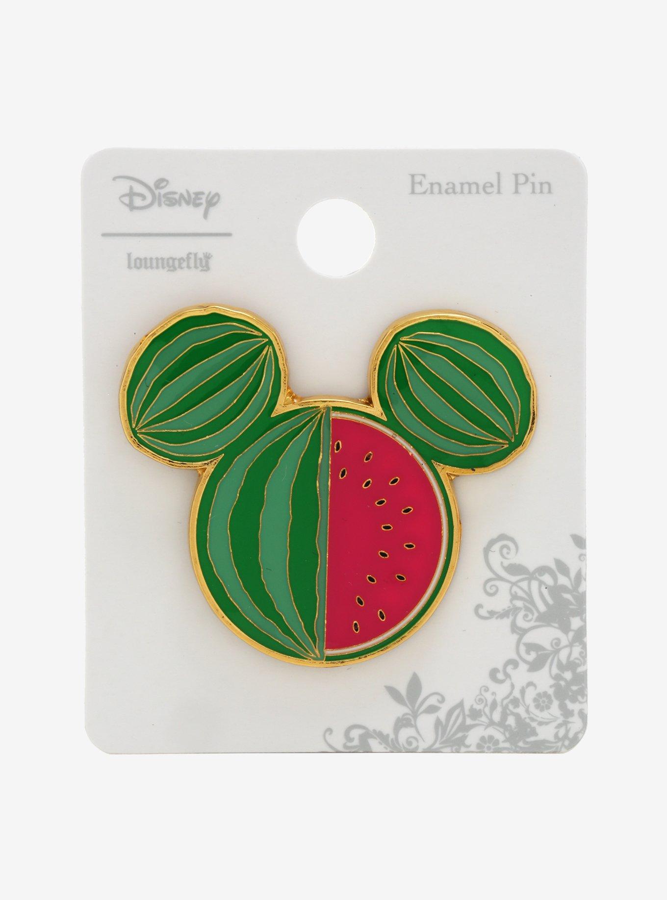 Loungefly Disney Fruit Mickey Mouse Watermelon Enamel Pin - BoxLunch Exclusive, , alternate