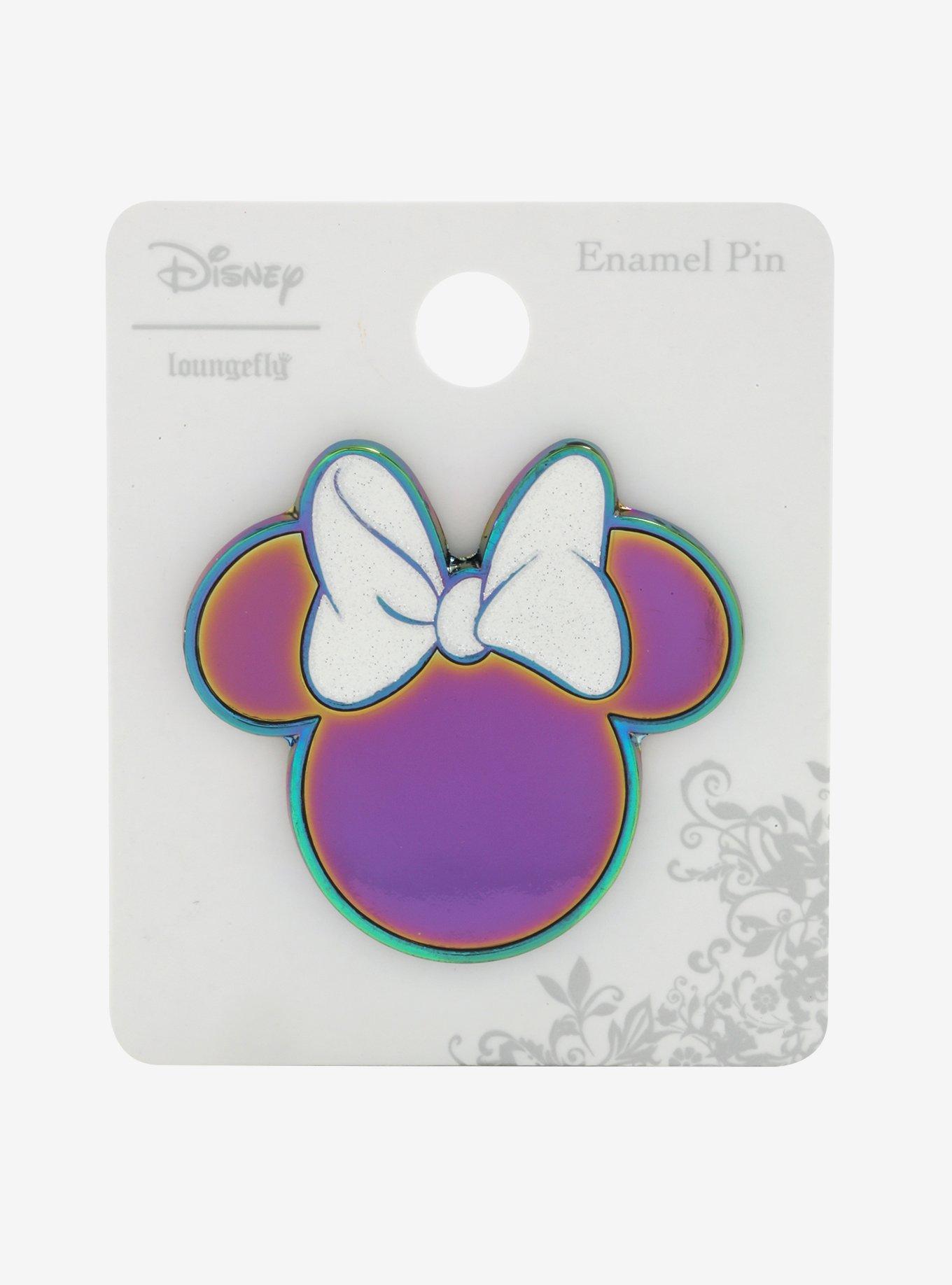 Loungefly Disney Minnie Mouse Holographic Enamel Pin - BoxLunch ...