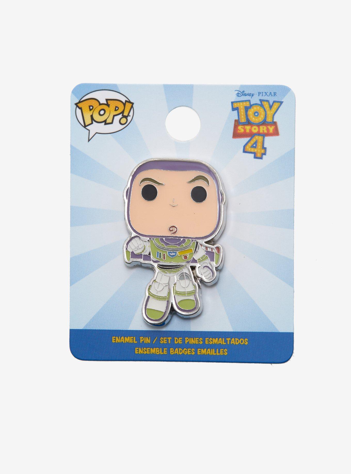 Funko Pop! Disney Pixar Toy Story 4 Buzz Lightyear Enamel Pin - BoxLunch Exclusive, , alternate