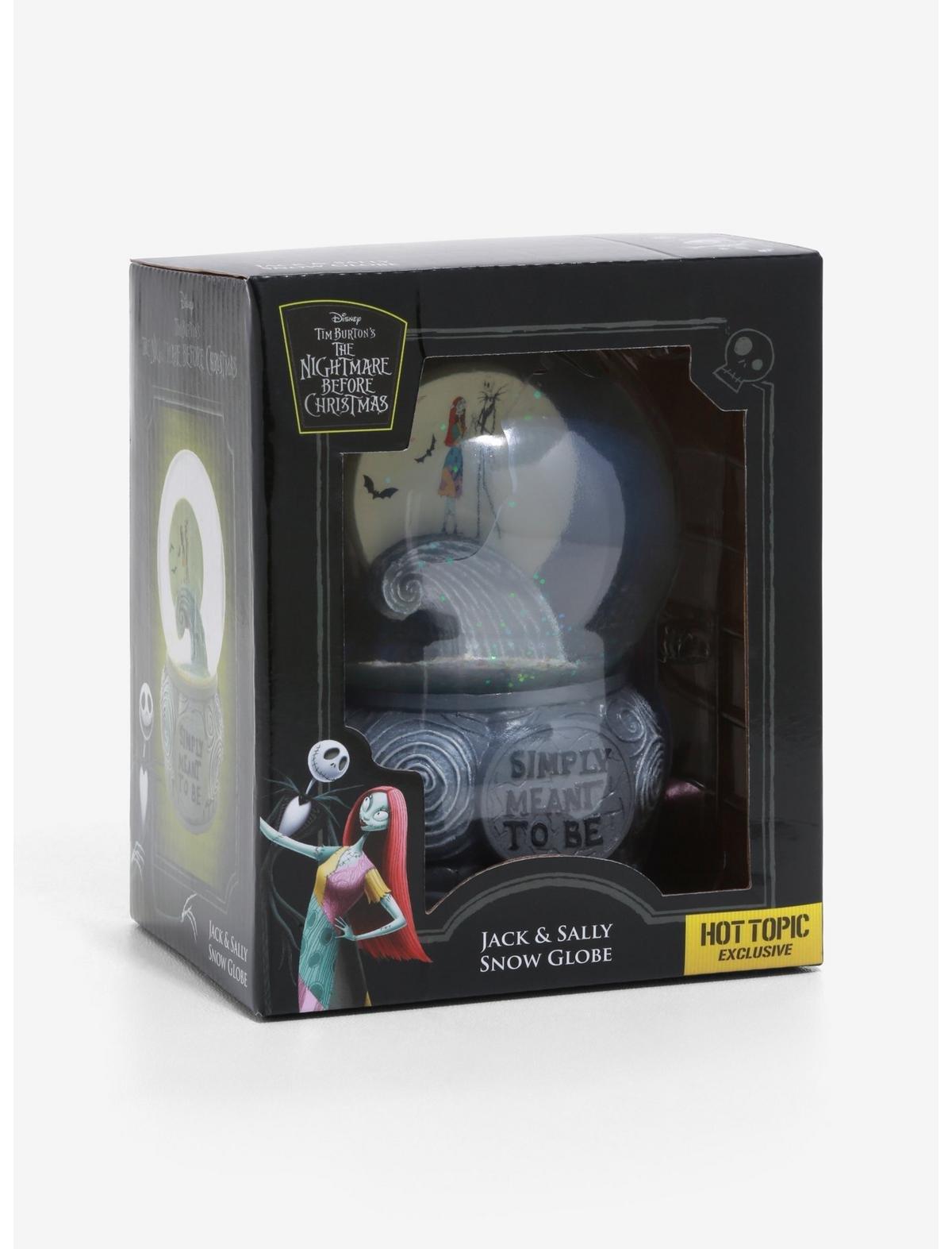 The Nightmare Before Christmas Jack & Sally Snow Globe Hot Topic Exclusive, , alternate