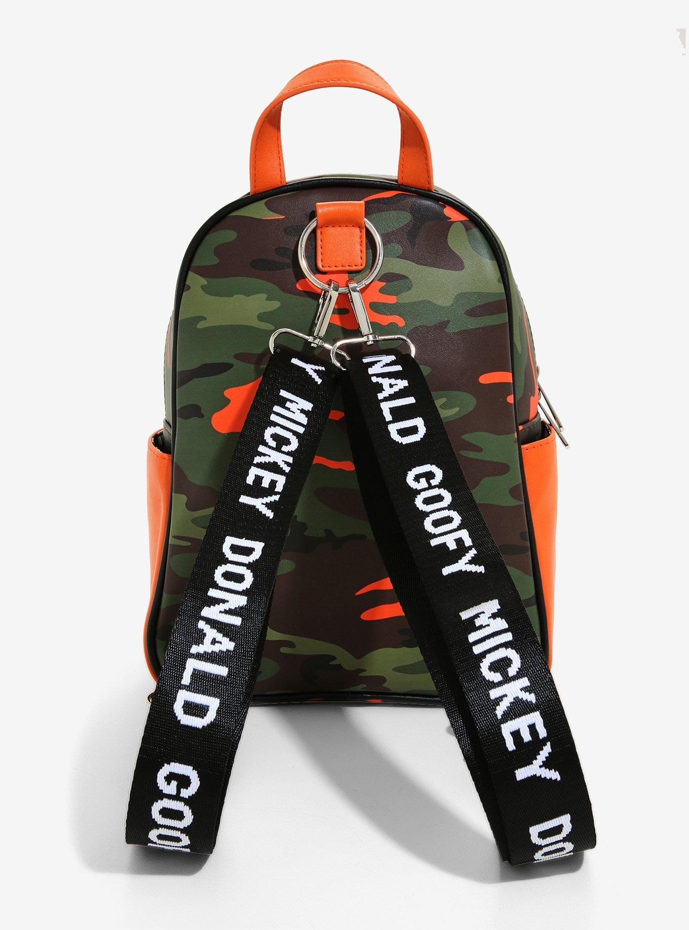Loungefly Disney Mickey Donald Goofy Camo Street Mini Backpack - BoxLunch Exclusive, , alternate