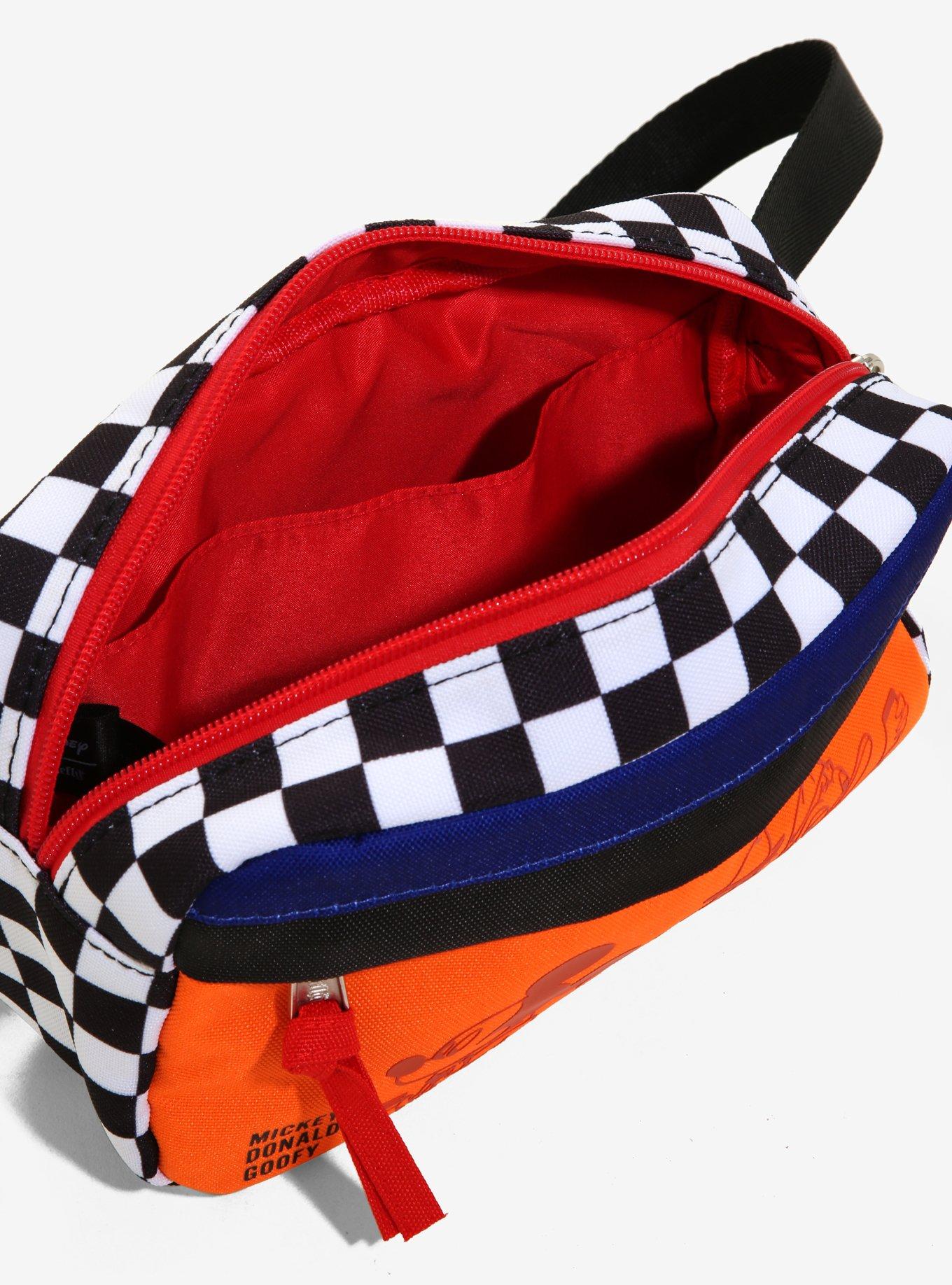 Loungefly Disney Mickey Donald Goofy Checkered Fanny Pack - BoxLunch Exclusive, , alternate