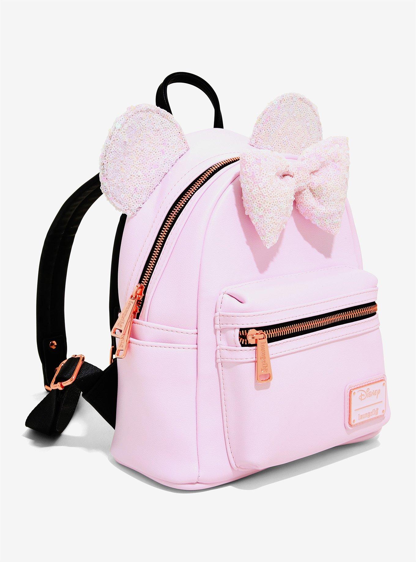 Hype minnie mouse rose gold outlet backpack