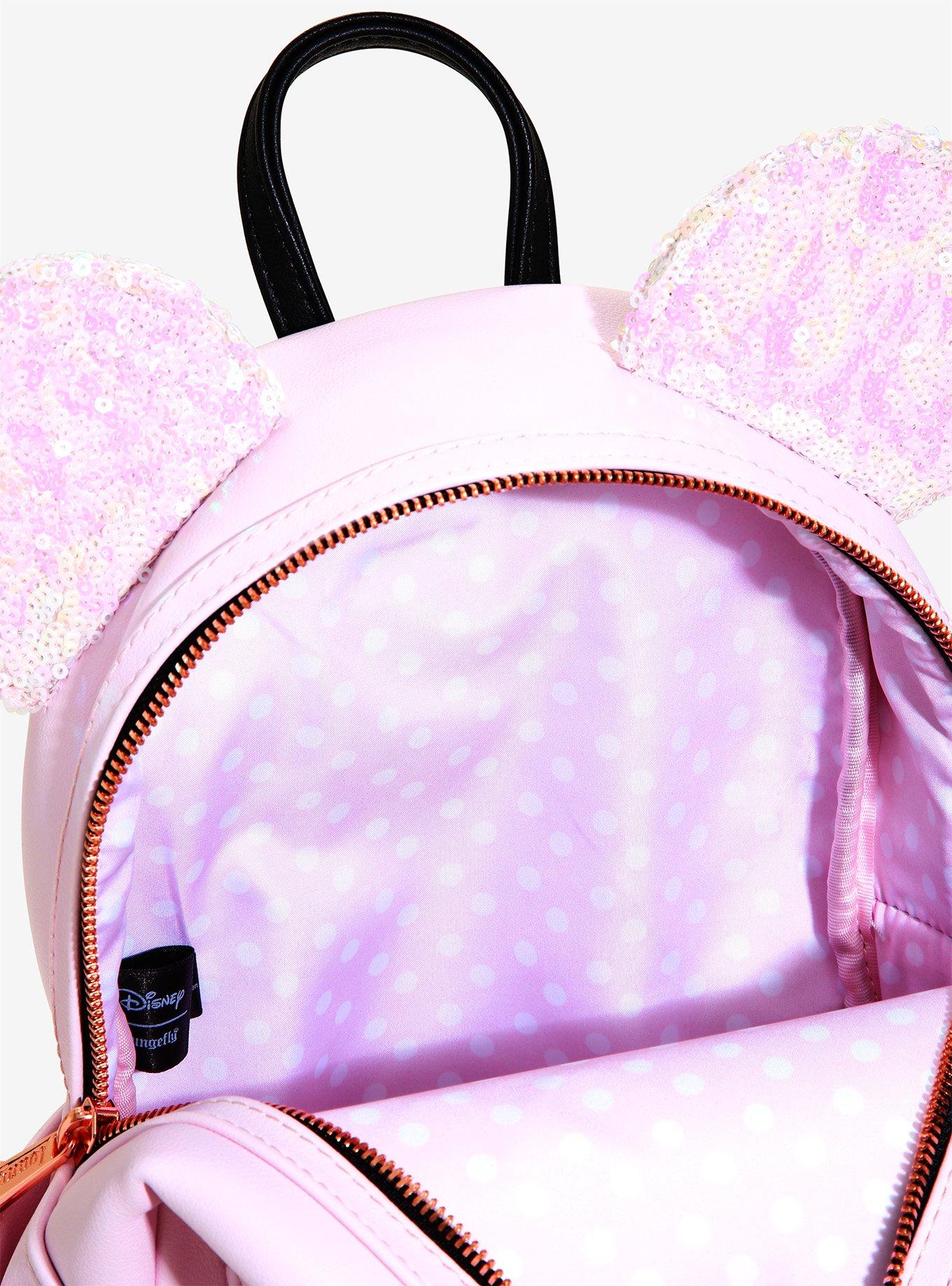 Loungefly Disney Minnie Mouse Holographic Sequin Mini Backpack - BoxLunch Exclusive, , alternate
