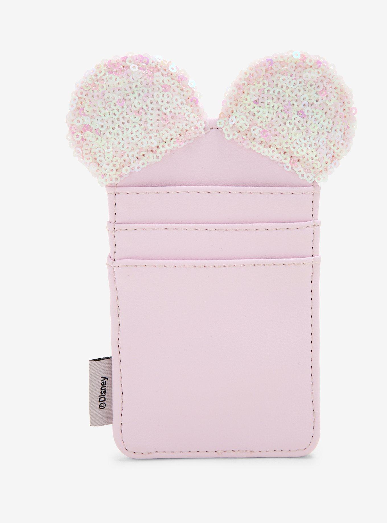 Loungefly Disney Minnie Mouse Holographic Sequin Cardholder - BoxLunch Exclusive, , alternate
