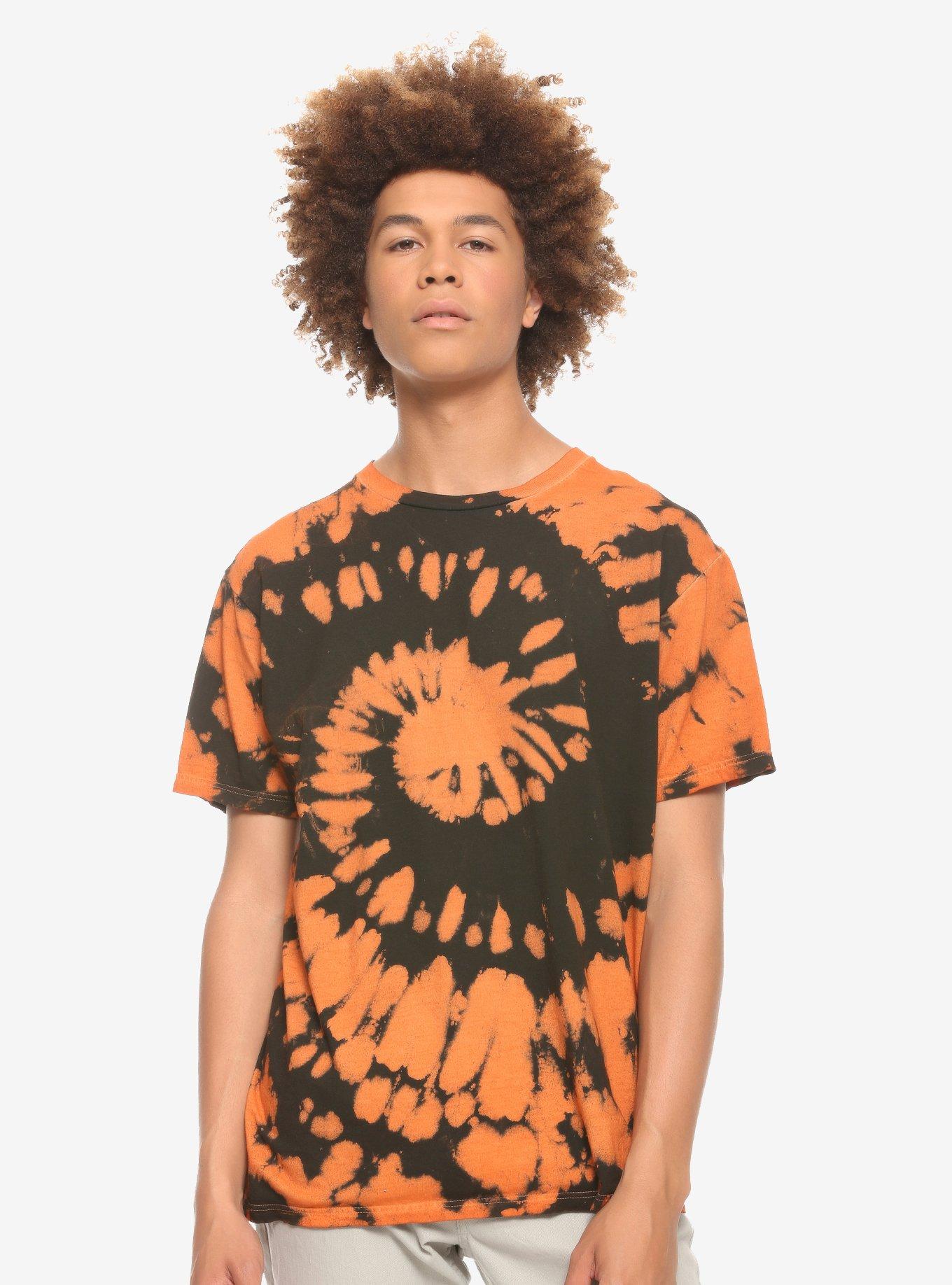 Orange Tie Dye T-Shirt, , alternate