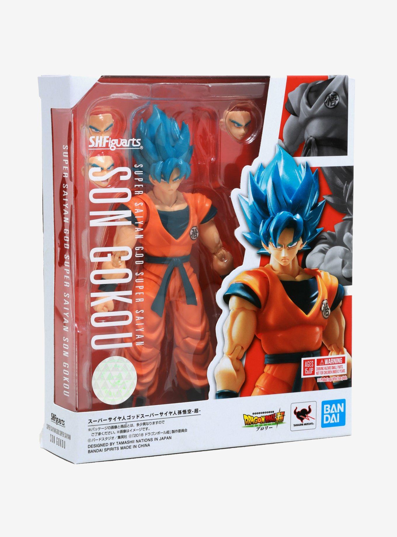 S.H.Figuarts Dragon Ball Super Super Saiyan God Super Saiyan Son Goku Action Figure, , alternate