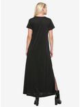 Skeleton Maxi Dress, BLACK, alternate